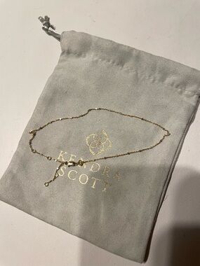 Kendra Scott 2 toned Demi Fine Anklet